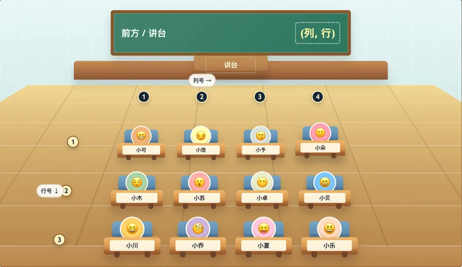 座位侦探团：谁坐在哪里 工具预览图
