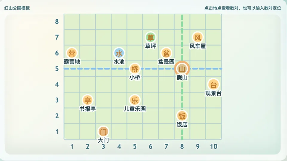 方格定位与坐标寻宝工具 工具预览图